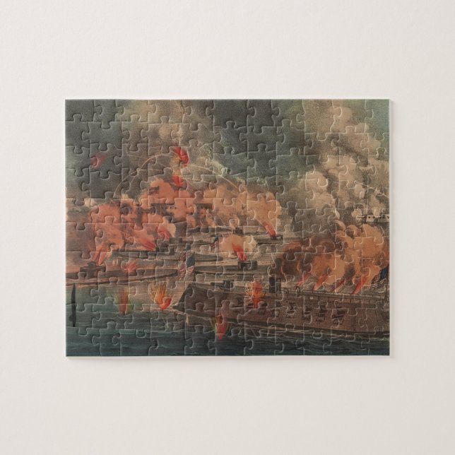 Det underbara slagsmål på den Charleston Pussel (Horisontell)