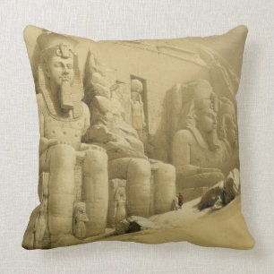 Det underbara tempelet av Abu Simbel, Nubia, från Kudde