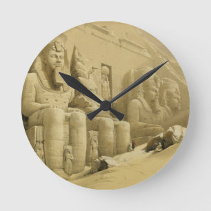 Det underbara tempelet av Abu Simbel, Nubia, från Rund Klocka