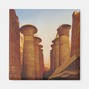 Det underbara tempelet av Amun på Karnak Magnet