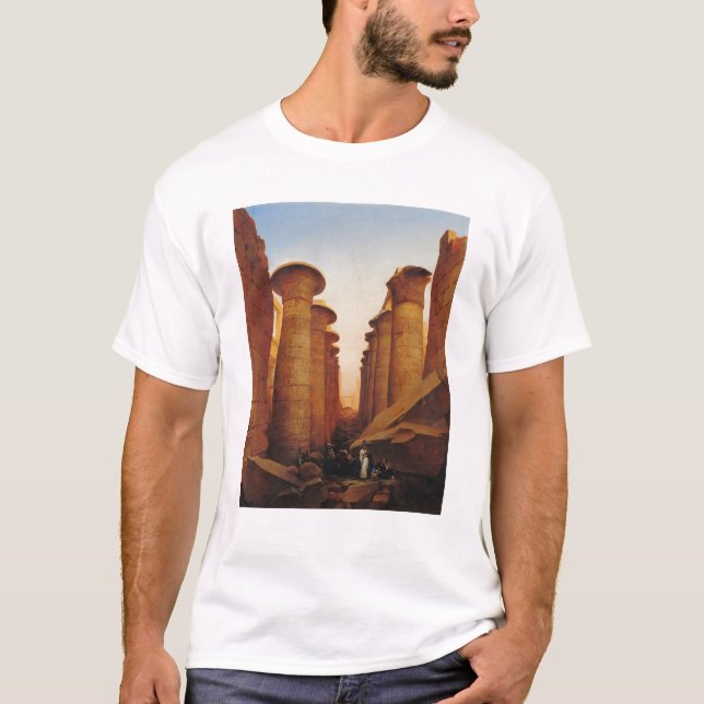 Det underbara tempelet av Amun på Karnak T Shirt (Framsida)