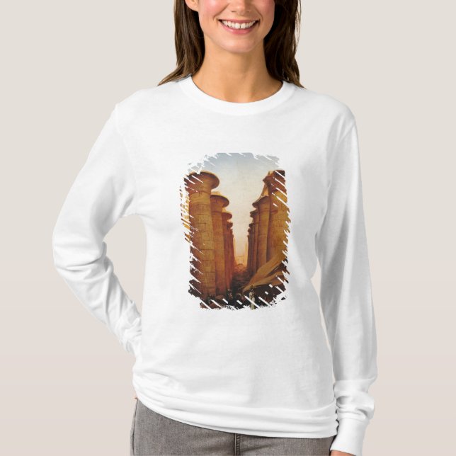 Det underbara tempelet av Amun på Karnak Tee (Framsida)