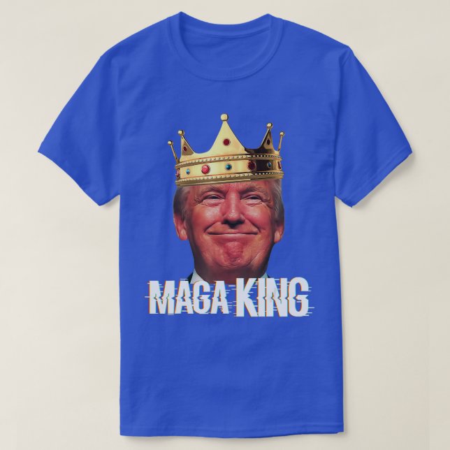 Det Underbara Trendiget Kung Trump Ultra Maga  T Shirt (Design framsida)