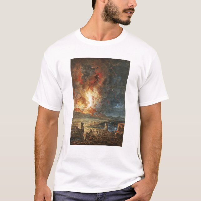 Det underbara utbrott av Mount Vesuvius T-shirt (Framsida)