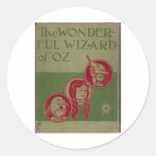 Det underbara Wizardet of Oz Runt Klistermärke
