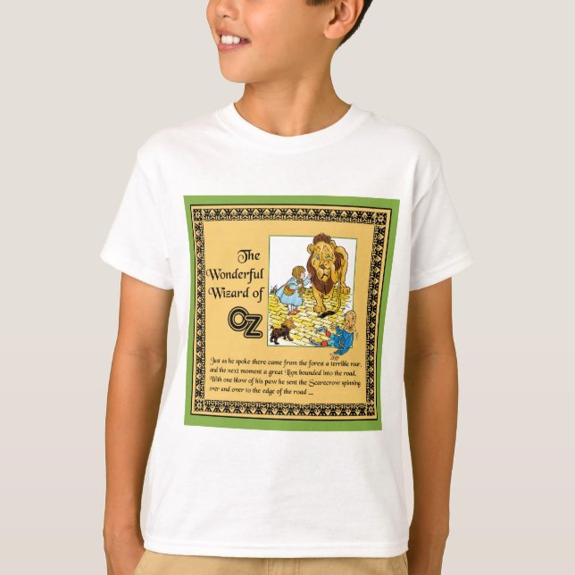 Det underbara Wizardet of Oz T Shirt (Framsida)