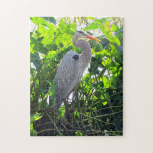 Det Underbarare blåa Heron Puzzle Pussel