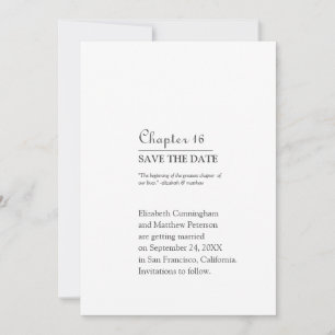 Det Underbarare kapitlet i våra liv   BRÖLLOP Spara Datumet