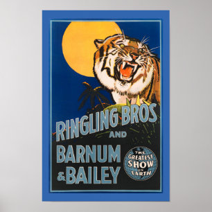 Det Underbarare showen på jorden - Ringling Brothe Poster