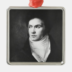 Det unga Ludwiget Van Beethoven 1806 Julgransprydnad Metall