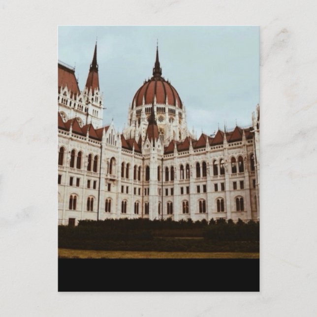 Det ungerska parlamentet, Budapest, Ungern Vykort (Framsida)