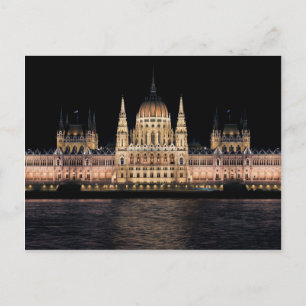 Det ungerska parlamentets byggnad, Budapest Vykort
