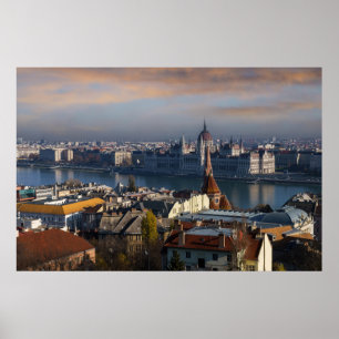 Det ungerska parlamentets Byggnad Poster