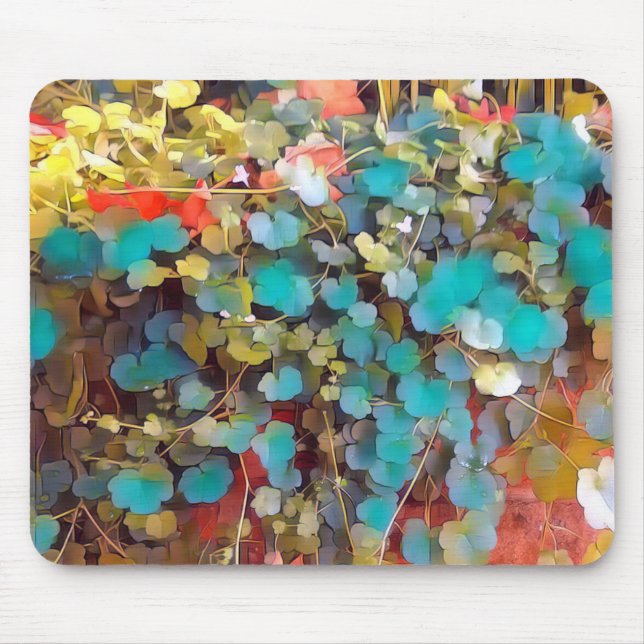 Det unika skoggolv färgar musen vadderar musmatta (Framsidan)