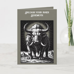 Det uråldriga odjuret Behemoth Kort