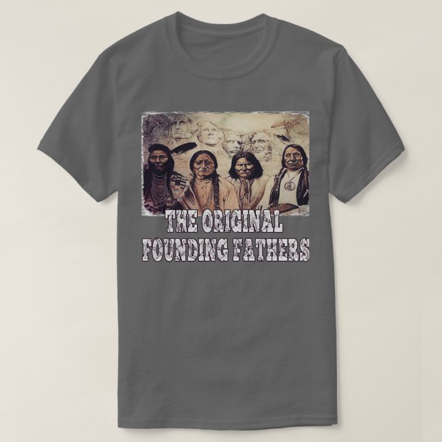 det ursprungliga founding fathers  t shirt (Design framsida)