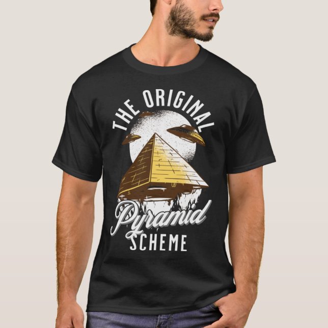 Det ursprungliga pyramidprogrammets egyptiska t shirt (Framsida)