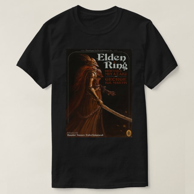 Det ursprungliga spelomslaget för Elden Ring Essen T Shirt (Design framsida)