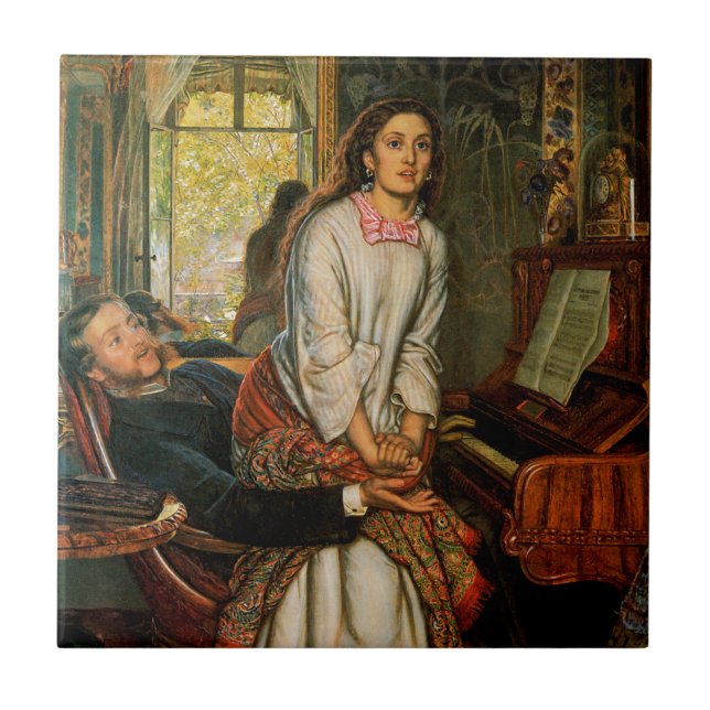 Det väcka samvetet kakelplatta (Framsidan)