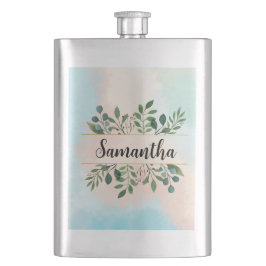 Det vackra Anpassadet Namn Grönt Löv Rainbow Fickplunta