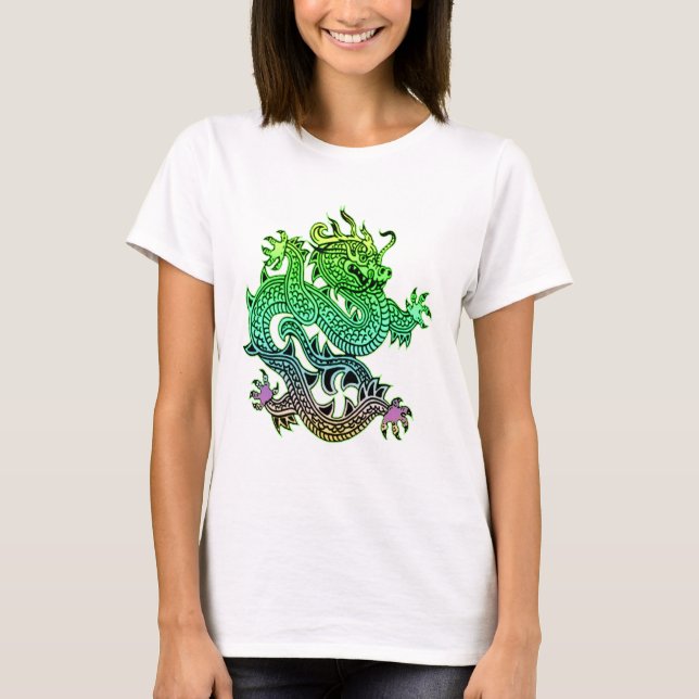 Det vackra året för drakpresenterna t-shirt (Framsida)