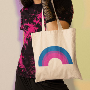 Det vackra Bisexuella Pridet Flagga Rainbow Black Tygkasse