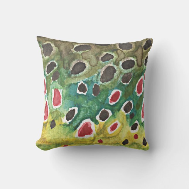 Det vackra buskfisket kudde (Framsida)