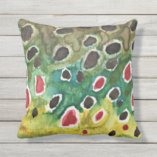 Det vackra buskfisket kudde