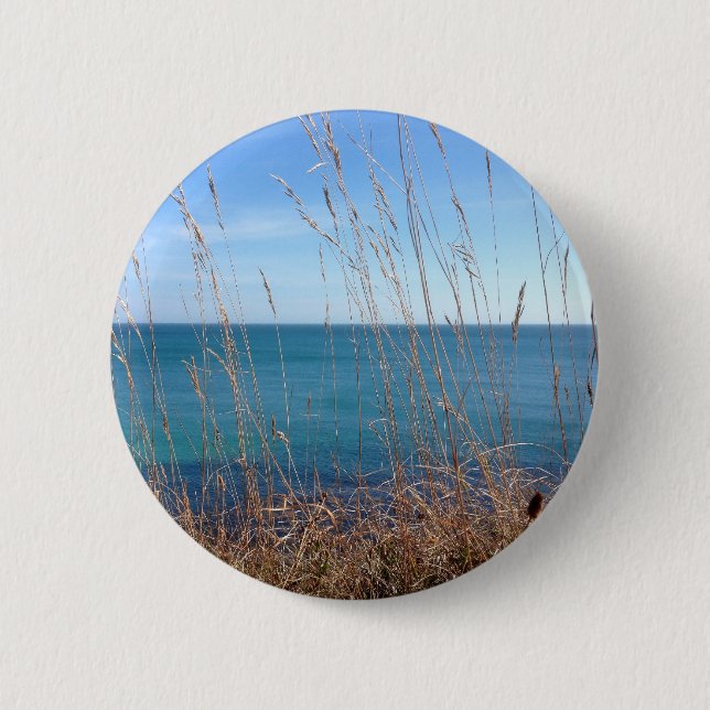 Det vackra Grass och havet Knapp (Framsida)
