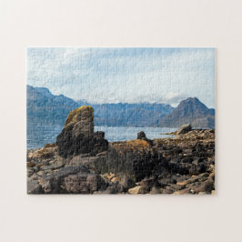 Det vackra landskapet Isle of Skye - Skottland, Fö Pussel