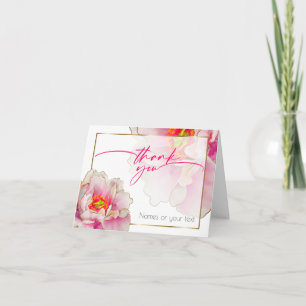 Det vackra Scarlet Peony - tack vare ditt kort