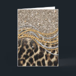 Det vackra Trendiget Leopard Faux Animal Print Kort<br><div class="desc">Den här designen har ett vackert och trendig leopardtryck med glitter-accenter. Faux päls-djurets utskrift finns i skuggor av gult guld, vit, grått, brun, svart och kräm. Bilden är modernt och modern, med snyggt och konstnärligt inslag som säkert är det bästa. Det är perfekt för dem som kärlek-djur skriver ut och...</div>