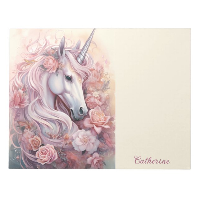 Det vackra Unicorn Anteckningsblock (Framsida)