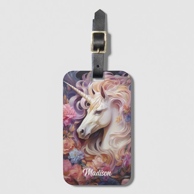 Det vackra Unicorn Bagagebricka (Framsida vertikal)