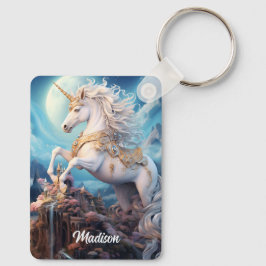 Det vackra Unicorn Nyckelring