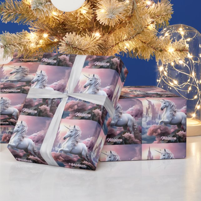 Det vackra Unicorn Presentpapper (Helgdagar)
