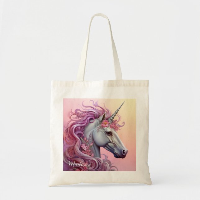 Det vackra Unicorn Tygkasse (Framsidan)
