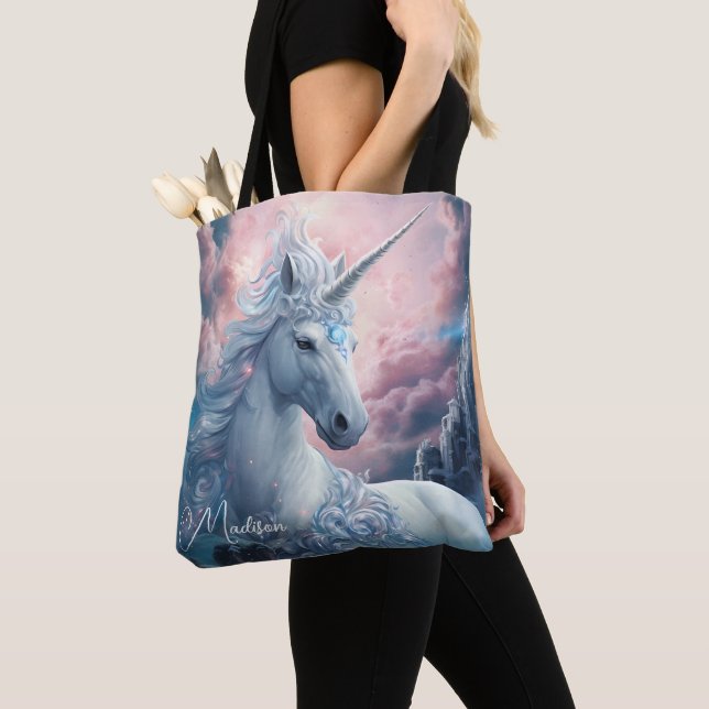 Det vackra Unicorn Tygkasse (Närbild)