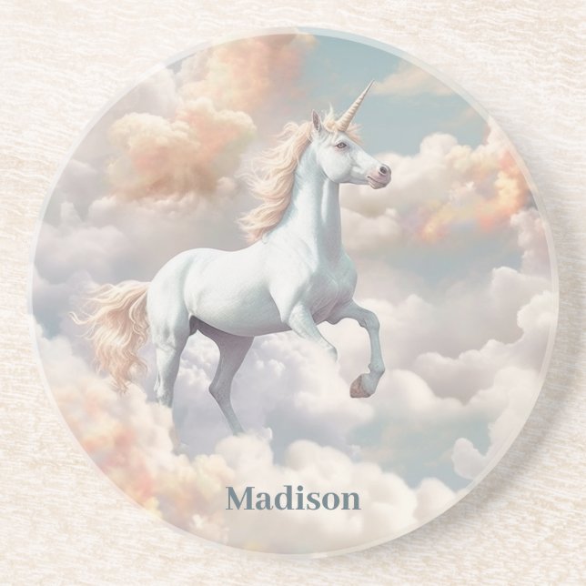 Det vackra Unicorn Underlägg (Framsidan)