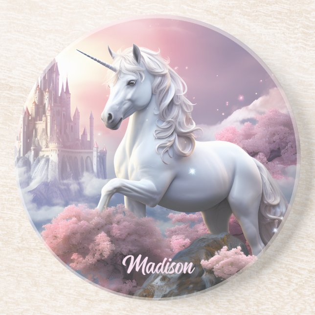 Det vackra Unicorn Underlägg (Framsidan)