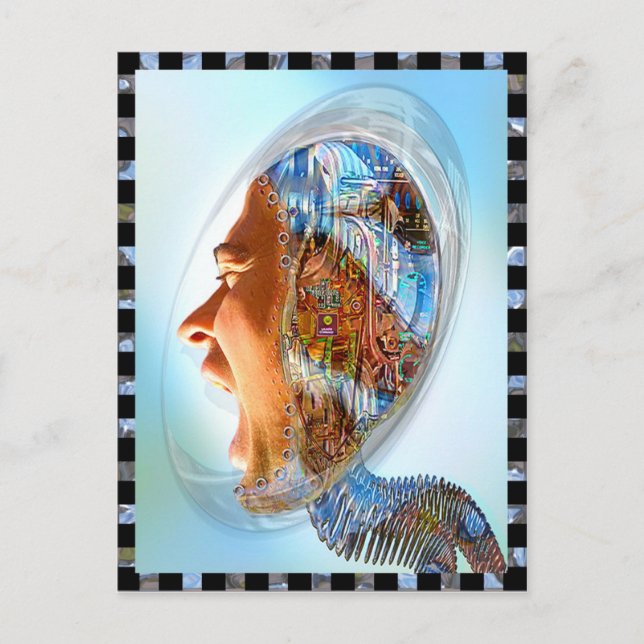 Det vaknande vykortet vykort (Framsida)