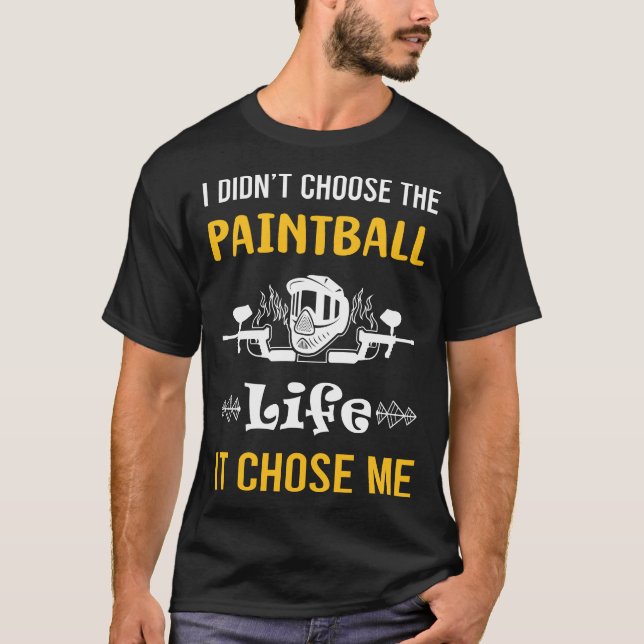 Det Valde Mig Paintball T Shirt (Framsida)
