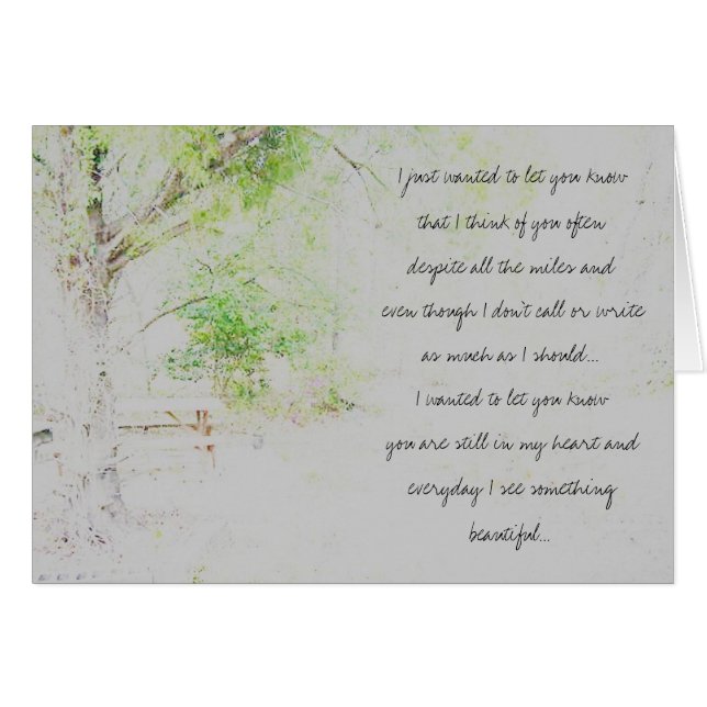 Det väldiga Oakkortet Hälsningskort (Framsidan Horizontal)