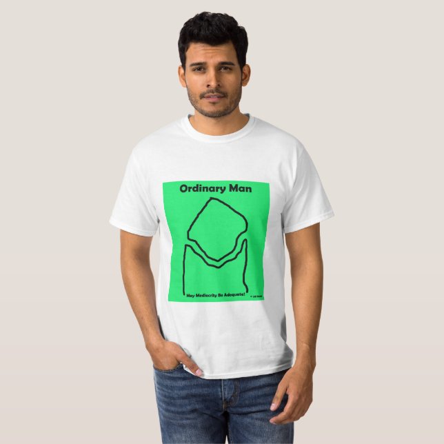 Det vanligaman t-shirt (Hel framsida)