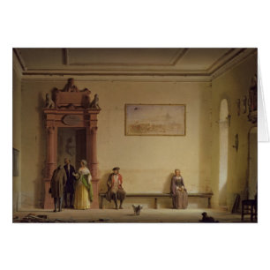Det väntande rummet, 1857 hälsningskort