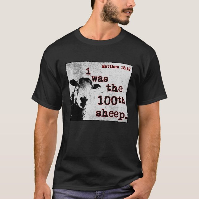 Det var 100:e får. t shirt (Framsida)