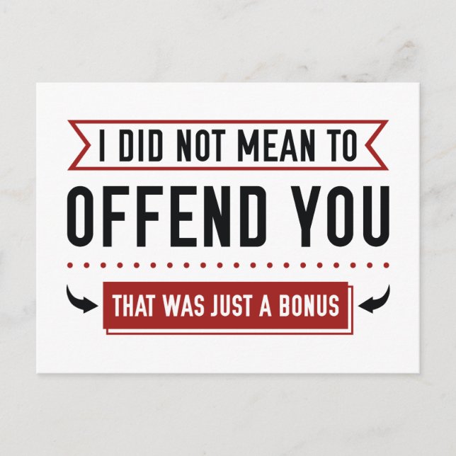 Det var bara en bonus vykort (Framsida)