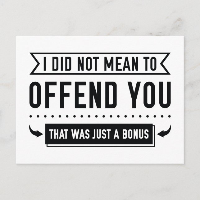 Det var bara en bonus vykort (Framsida)