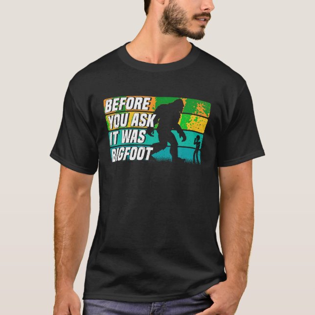Det var Bigfoot Handicated PWD Funny Disability Wh T Shirt (Framsida)