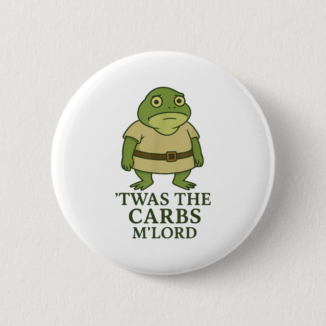 Det var Carbs Mlord Funny Frog Meme Medieval Knapp (Framsida)